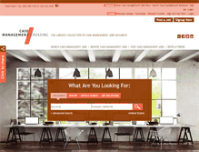 Tablet Screenshot of casemanagementcrossing.com